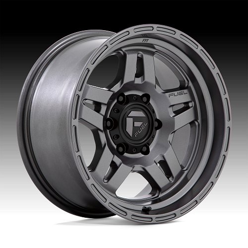 Fuel Oxide D801 Matte Gunmetal Custom Truck Wheels 1